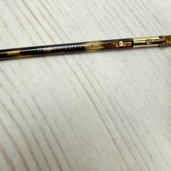 Tory Burch TY 6089 330413 Dark Tortoise Plastic Sunglasses Brown Gradient Lens - Picture 6 of 9